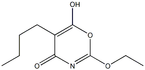 6H-1,3-Oxazin-6-one,5-butyl-2-ethoxy-4-hydroxy-(9CI) 结构式