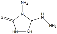 1,2,4-Triazolidine-3-thione,4-amino-5-hydrazino-(9CI) 结构式