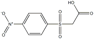 2-(4-硝基苯磺酰基)乙酸 结构式
