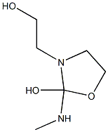 3-Oxazolidineethanol,2-hydroxy-2-(methylamino)-(9CI) 结构式