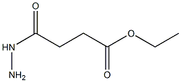 Butanedioic  acid,  monoethyl  ester,  hydrazide  (9CI) 结构式