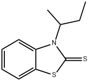 2(3H)-Benzothiazolethione,3-(1-methylpropyl)-(9CI) 结构式
