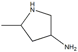 3-Pyrrolidinamine,5-methyl-(9CI) 结构式