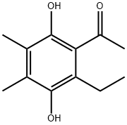 Ethanone,1-(2-ethyl-3,6-dihydroxy-4,5-dimethylphenyl)-(9CI) 结构式