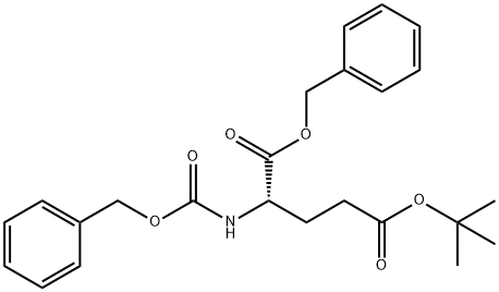 CBZ-L-谷氨酸(叔丁酯)卞酯 结构式