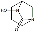 1,6-Diazabicyclo[3.2.1]octan-7-one,6-hydroxy-(9CI) 结构式