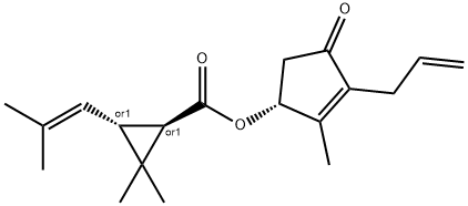 丙烯除虫菊酯 结构式