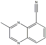 5-Quinoxalinecarbonitrile,3-methyl-(9CI) 结构式