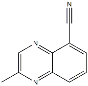 5-Quinoxalinecarbonitrile,2-methyl-(9CI) 结构式