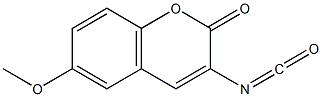 2H-1-Benzopyran-2-one,3-isocyanato-6-methoxy-(9CI) 结构式