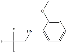 2-甲氧基-N-(2,2,2-三氟乙基)苯胺 结构式