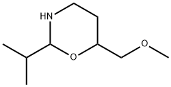 2H-1,3-Oxazine,tetrahydro-6-(methoxymethyl)-2-(1-methylethyl)-(9CI) 结构式
