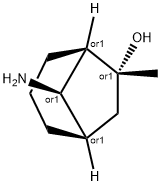 Bicyclo[3.2.1]octan-6-ol, 8-amino-6-methyl-, (1R,5R,6R,8R)-rel- (9CI) 结构式