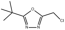 2-tert-butyl-5-(chloromethyl)-1,3,4-oxadiazole 结构式