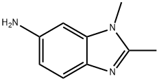 1,2-DIMETHYL-1H-BENZIMIDAZOL-6-AMINE 结构式