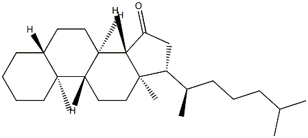 5α-Cholestan-15-one 结构式