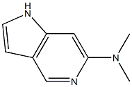 1H-Pyrrolo[3,2-c]pyridin-6-amine,N,N-dimethyl-(9CI) 结构式