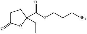 2-Furancarboxylicacid,2-ethyltetrahydro-5-oxo-,3-aminopropylester(9CI) 结构式