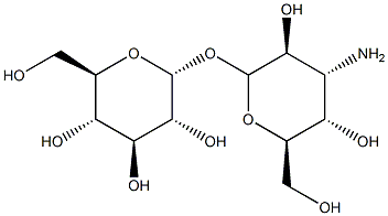 α-D-Glucopyranosyl 3-amino-3-deoxy-α-D-altropyranoside 结构式