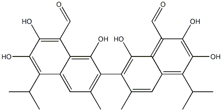 GOSSYPOL 结构式