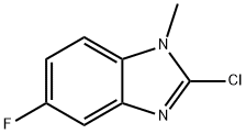 1H-Benzimidazole,2-chloro-5-fluoro-1-methyl-(9CI) 结构式