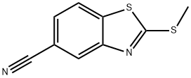 5-Benzothiazolecarbonitrile,2-(methylthio)-(9CI) 结构式