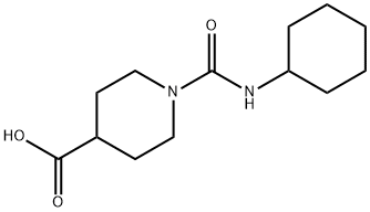 4-Piperidinecarboxylicacid,1-[(cyclohexylamino)carbonyl]-(9CI) 结构式