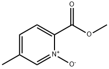 2-Pyridinecarboxylicacid,5-methyl-,methylester,1-oxide(9CI) 结构式