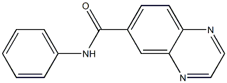 6-Quinoxalinecarboxamide,N-phenyl-(9CI) 结构式