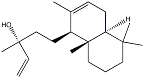 Labda-7,14-diene-13-ol 结构式