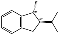 1H-Indene,2,3-dihydro-1-methyl-2-(1-methylethyl)-,(1R,2R)-rel-(9CI) 结构式