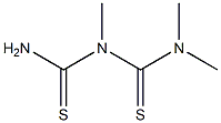 Thioimidodicarbonic  diamide  ([(H2N)C(S)]2NH),  N,N,2-trimethyl-  (9CI) 结构式