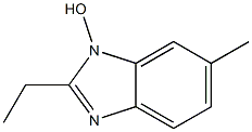 1H-Benzimidazole,2-ethyl-1-hydroxy-6-methyl-(9CI) 结构式
