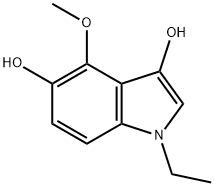 1H-Indole-3,5-diol,1-ethyl-4-methoxy-(9CI) 结构式