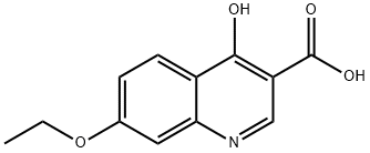 3-Quinolinecarboxylicacid,7-ethoxy-4-hydroxy-(9CI) 结构式