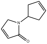 2H-Pyrrol-2-one,1-(3-cyclopenten-1-yl)-1,5-dihydro-(9CI) 结构式