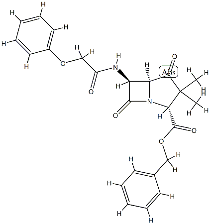 Sulfoxide benzyl ester penoxymethylene cyllyn acid 结构式