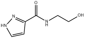 N-(2-羟基乙基)-2H-吡唑-3-甲酰胺 结构式