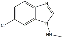 1H-Benzimidazol-1-amine,6-chloro-N-methyl-(9CI) 结构式