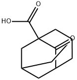 2-Oxoadamantane-1-carboxylic acid 结构式