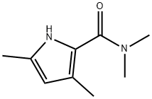 1H-Pyrrole-2-carboxamide,N,N,3,5-tetramethyl-(9CI) 结构式