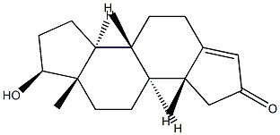 17β-Hydroxy-A-norestr-3(5)-en-2-one 结构式
