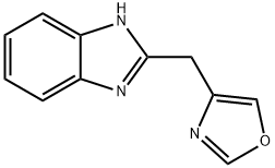 1H-Benzimidazole,2-(4-oxazolylmethyl)-(9CI) 结构式