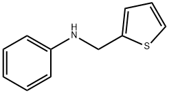 N-(thiophen-2-ylmethyl)aniline 结构式