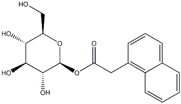 glucose-1-(1-naphthalene)acetate 结构式