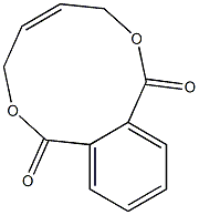 2,7-Benzodioxecin-1,8-dione,3,6-dihydro-(9CI) 结构式