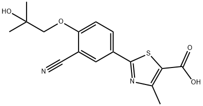 非布索坦代谢物67M-2 结构式