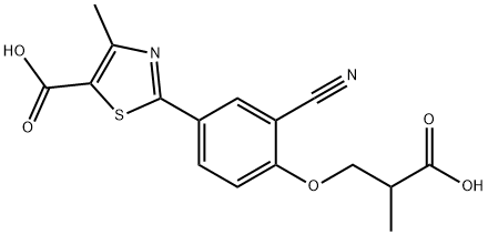 非布索坦代谢物67M-4 结构式