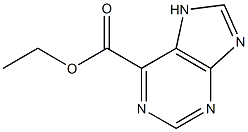 9H-Purine-6-carboxylic acid ethyl ester 结构式