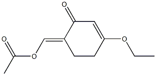 2-Cyclohexen-1-one,6-[(acetyloxy)methylene]-3-ethoxy-(9CI) 结构式